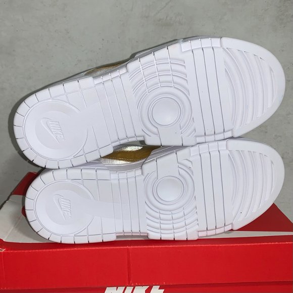Nike Dunk Low Disrupt White Metallic Gold Size 7.5W - Picture 7 of 8